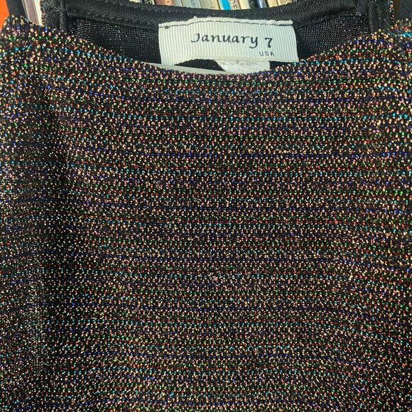 Vintage January 7 Multicolor Tank Top Women's Small USA Made - Picture 5 of 9